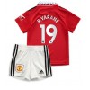 Manchester United Raphael Varane #19 Hemmaställ Barn 2022-23 Korta ärmar (+ Korta byxor)